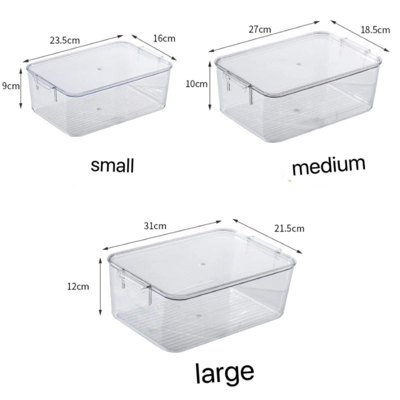 Fridge Organizer Bin Stackable Refrigerator Storage Box