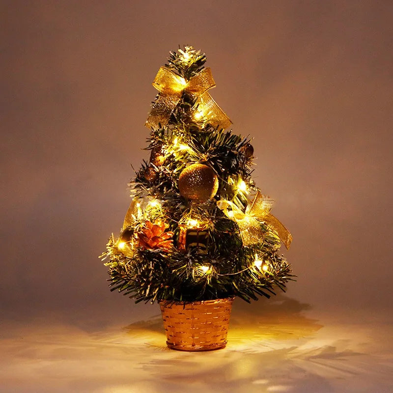 Christmas Tree Home Bedroom Party Decorations  Artificial Christmas Tree Children DIY Handicraft 2025 New Year Gift