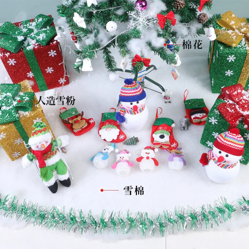 Christmas Decoration Artificial Plastic Dry Snow Powder Xmas Gift