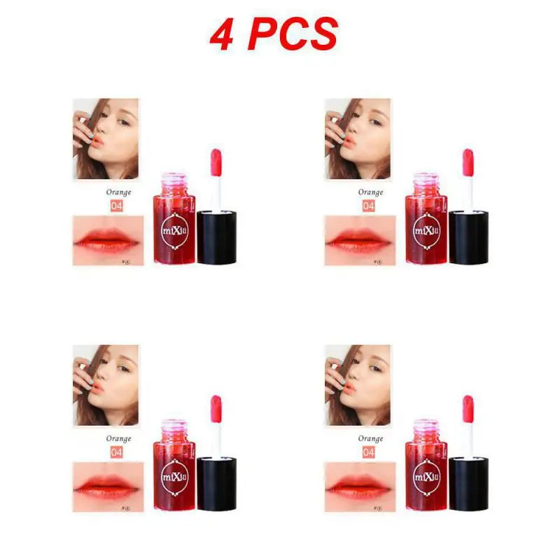 Women Makeup Waterproof Multifunction Lip Gloss Tint Dyeing Liquid Lipgloss Blusher
