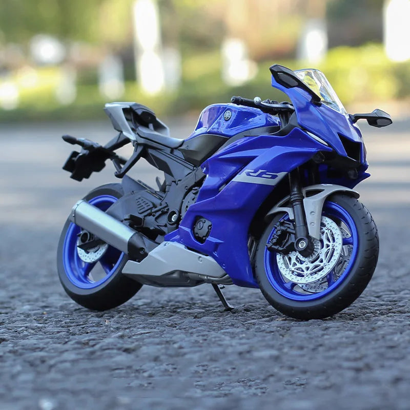 Yamaha YZF-R6 Alloy Racing Motorcycle Model High Simulation Diecast Metal Street Motorcycle Model Collection