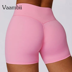 High Waist Workout Shorts Gym Wear Woman Fitness Outfits Yoga Pants Women Soft Workout Tights Spandex Solid Seamless Shorts