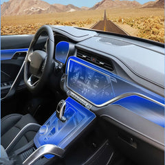 For Geely Atlas Pro Azkarra Boyue 2021 TPU Car Interior Navigation Dashboard Screen Anti-Scratch Film Gear Protective Sticker