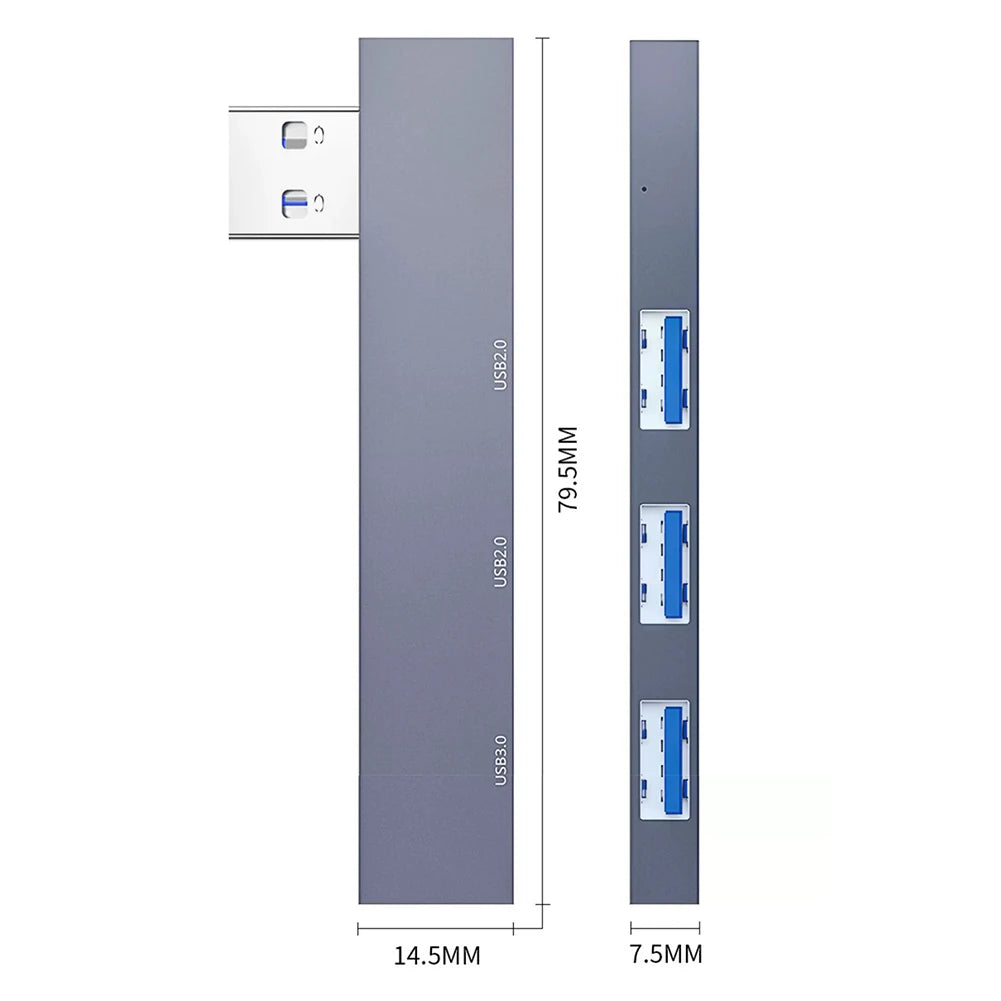 USB HUB Type C HUB OTG USB 3.0/Type-C 3.0 To 3 USB USB Splitter Hub