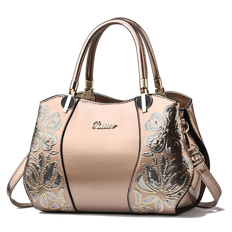 Women Bag Fashion Luxury Design Atmospheric Handbag Large Capacity Women's Shoulder Messenger Bag