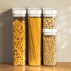 Pasta Storage Box Transparent Plastic Grain Seal Tank