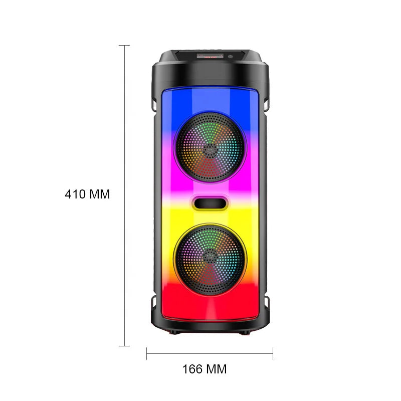 30W Wireless Column Big Power Stereo Portable Bluetooth Speaker