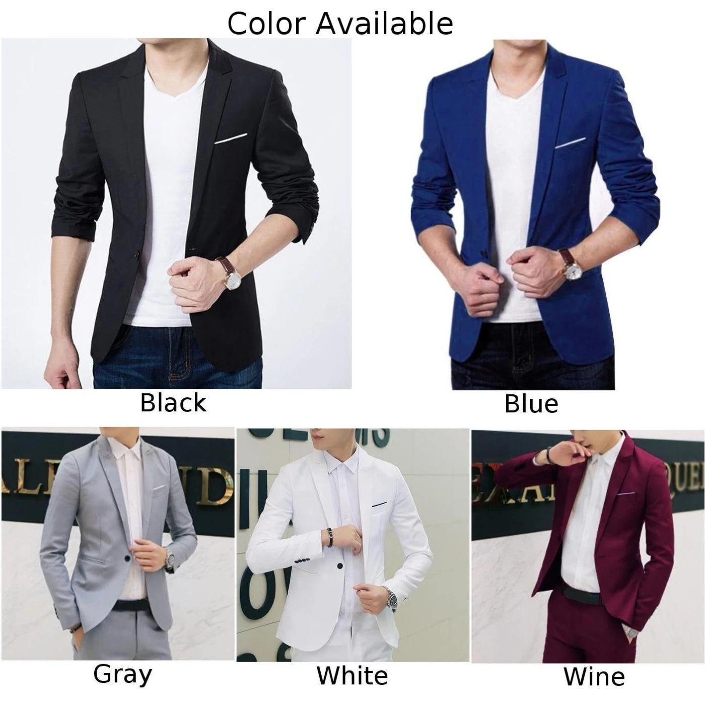 3 Piece Men's Retro Linen Men Suit Beach Wedding Suit (Blazer+Vest+Pants)