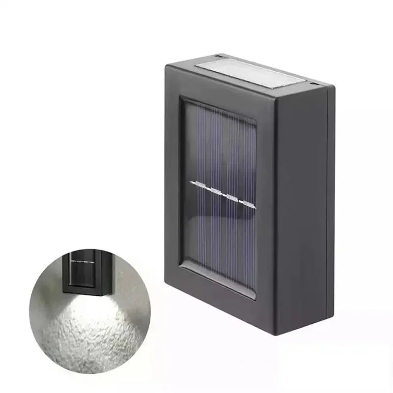 Solar Up and Down Spot Lights Outdoor, Street Wall Light Lamp Solar Powered Sunlight Waterproof Solar Lamp