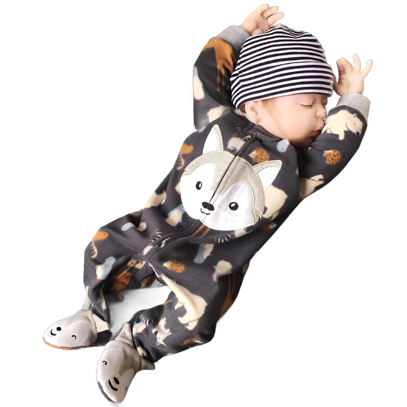 Newborn Baby Clothing Winter Boys Jumpsuit