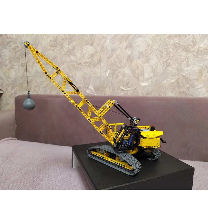 MOC-113050 Crawler Crane Assembly Splicing Building Block Model • 587 Parts Building Block Adult Kids Birthday Custom Toy Gift