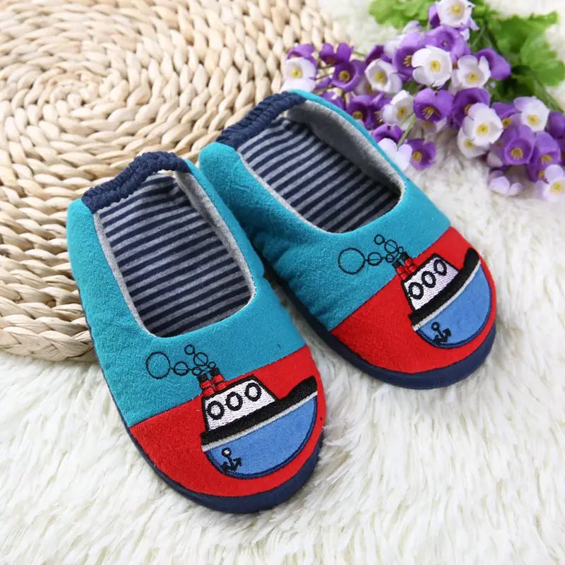 Fashion Spring Autumn Animal Kids Living House Shoes Children Boys Girls