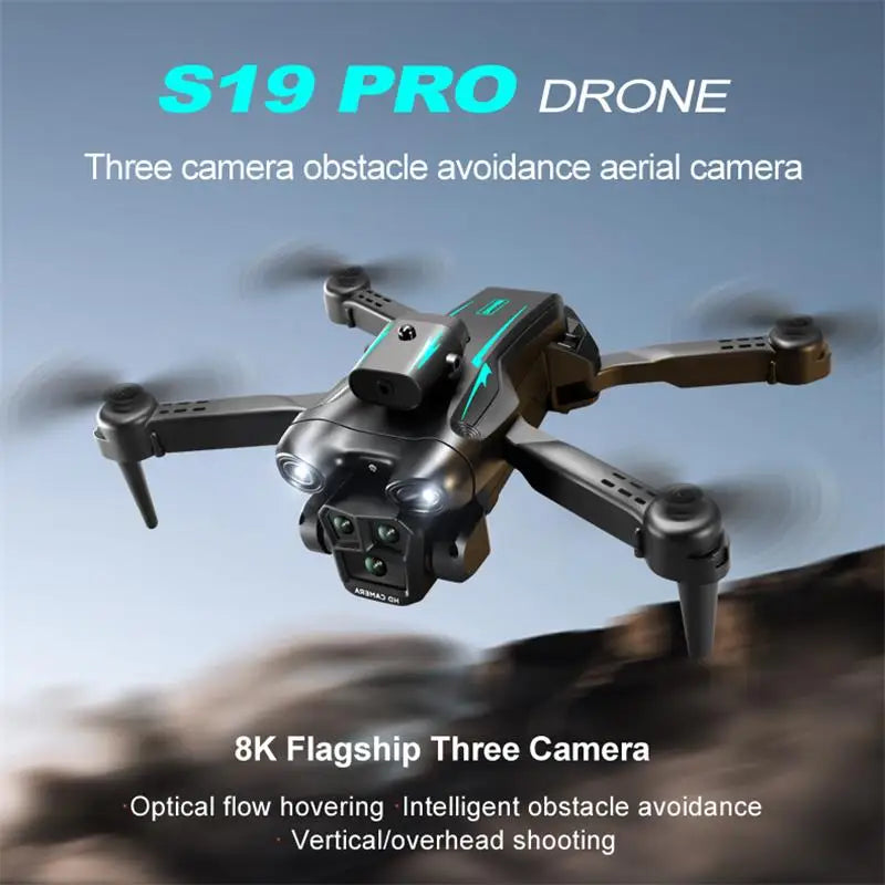 Lenovo S19 Ultra Drone Professional 8K Dual Camera Aerial Photography Aircraft Three-Axis Anti-Shake Five-Way Obstacle Avoidance