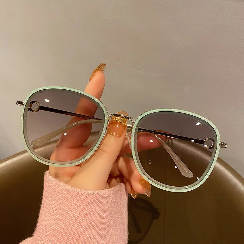 Vintage pink square sunglasses women & men