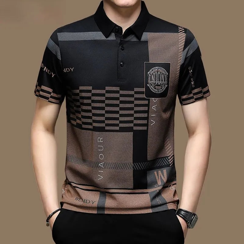 Men's Polo Shirt Business Casual