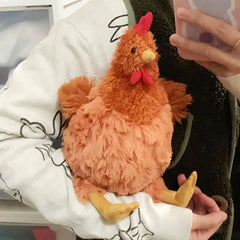 Creative Simulation Funny Plush Chicken Toys Cute Soft Stuffed Chicken