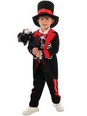 Boys Mexican Day of the Dead Scary Zombie Skeleton Costume