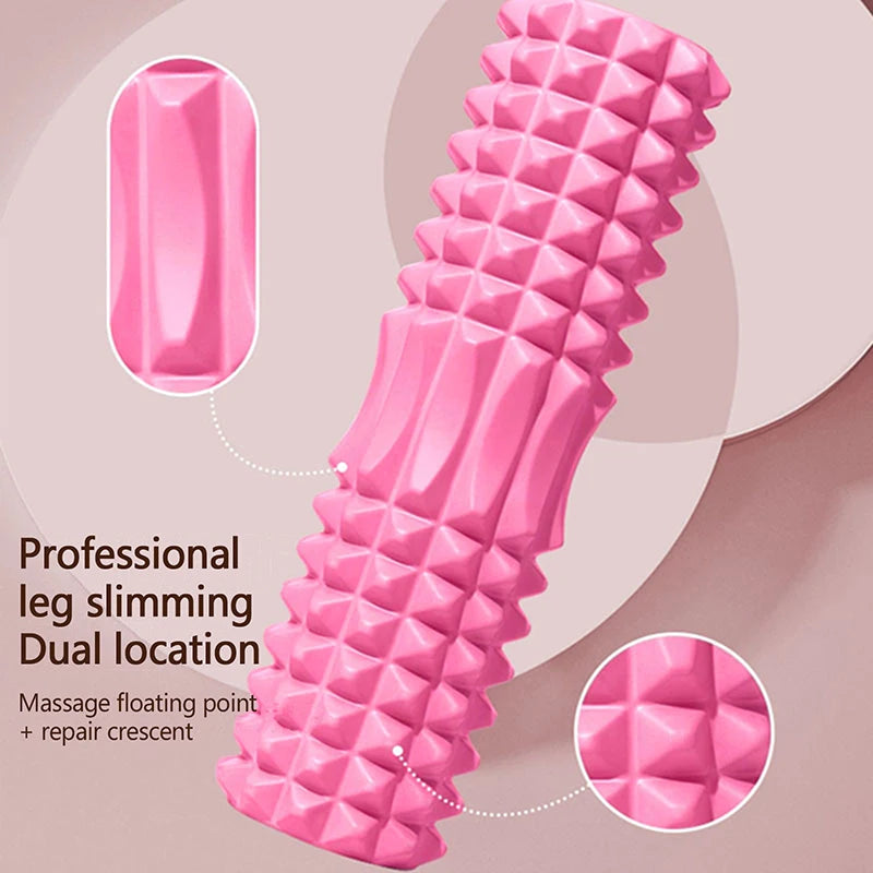 Yoga Column Foam Axis Massage Roller Muscle Back Massagethe Grid Training Gym Myofascial Release For Roll