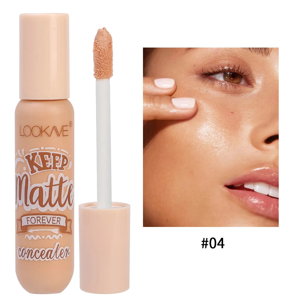 Liquid Concealer Waterproof Cover Acne Dark Circles Lasting Moisturizing Contouring Concealer