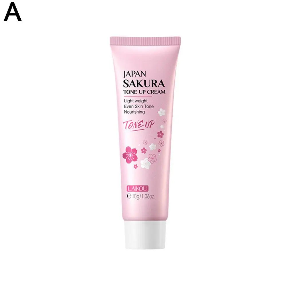 LAIKOU Japan Sakura Essence Cream Cherry Blossom Facial Cream Moisturizing Shrink Pores Cosmetics Collagen