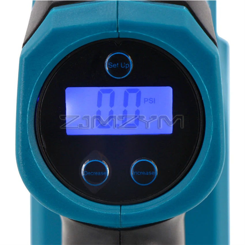 Air Inflator Portable Car Air Compressor Pump Handled Digital Rechargeable Air Compressor Bare Pneumatic Tool for Makita Battery