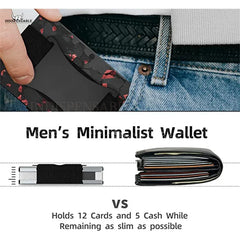 Forged Carbon Fiber Minimalist Slim Smart Wallets For Men