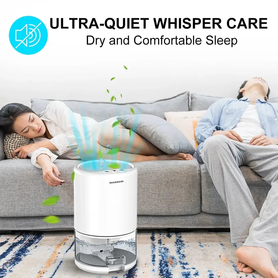 Small Household Air Dehumidifier Silent Moisture-proof Dryer in Bedroom Basement Office