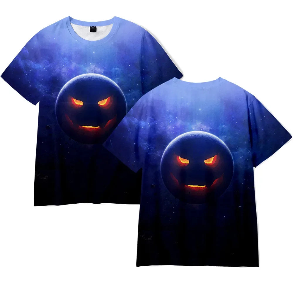 T-shirts Halloween pumpkin Head 3D Print  Summer T Shirt