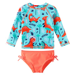 Kids Swimsuit UPF 50+ UV Sun Protective Swimwear Children Two Pieces