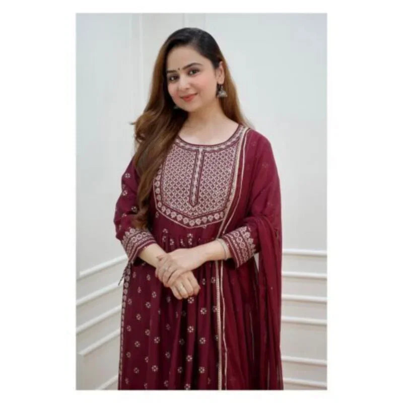 Salwar Kameez for Women Indian Embroidered Kurta Palazzo Sets Stitched