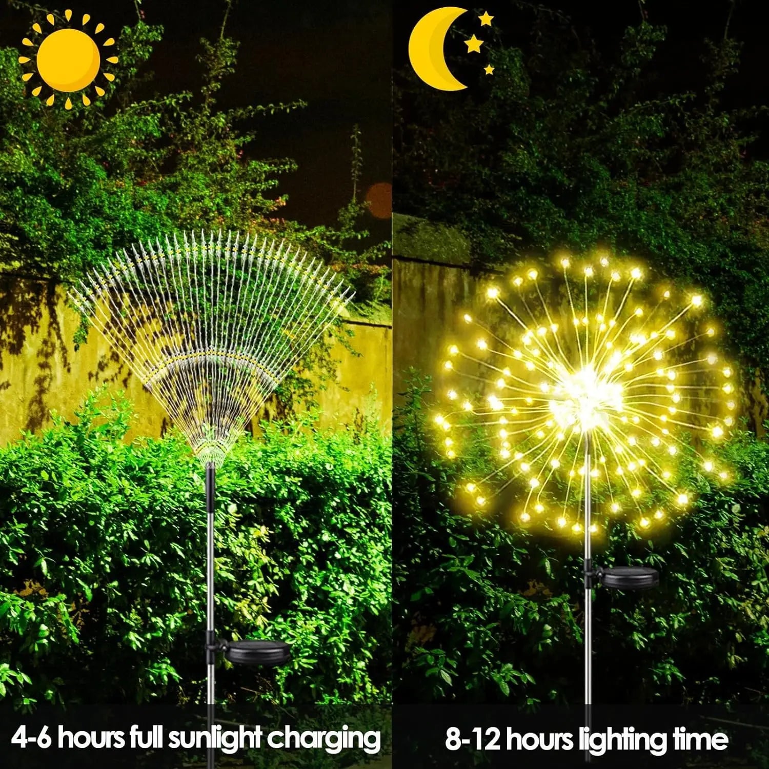 Garden Decoration Solar Light for Outdoors DIY Dandelion Solar Plug Garden Lighting