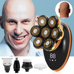 Men 7D Floating Men Electric Shaver Wet Dry Beard Hair Trimmer Electric Razor