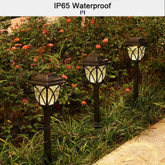 Solar Pathway Landscape Lamp Outdoor Waterproof LED Solar Garden Stake Light for Lawn