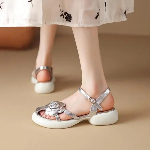 Clogs With Heel Summer High Sandals Female Women’s Shoes