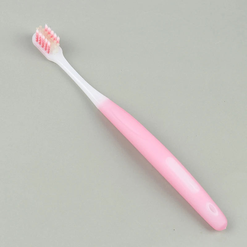 Three Sided Soft Hair Tooth Toothbrush Adult Toothbrush Ultra Fine Soft Bristle Oral Care Teeth Brush For Oral Health Clean