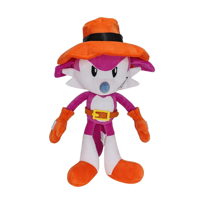 Sonic The Hedgehog Fang The Sniper Plush Toy 35cm Stuffed Animal Doll Kids Birthday Gifts