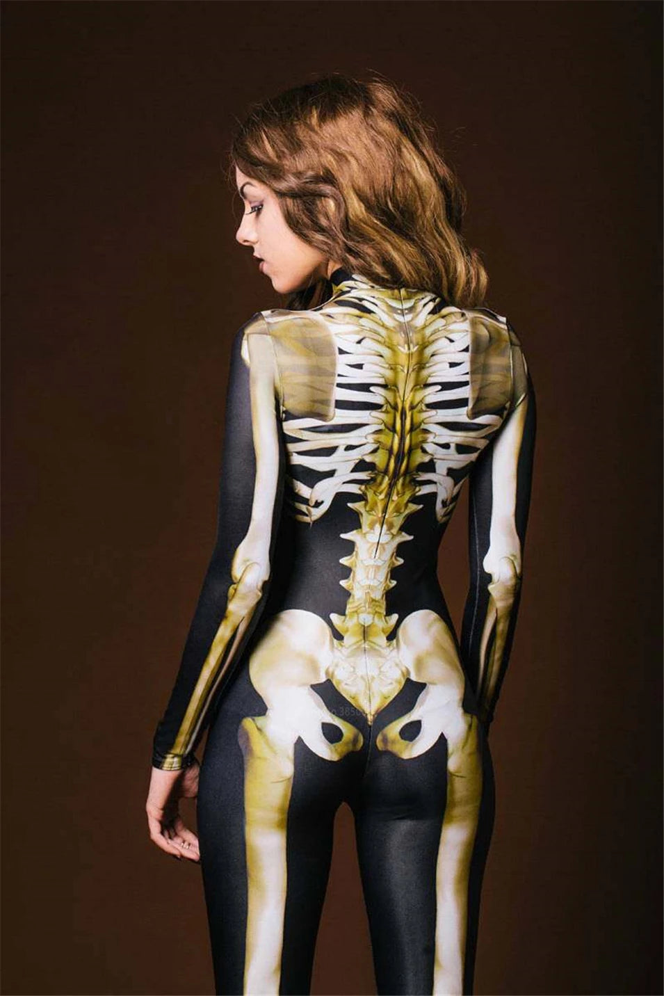 Halloween Carnival Jumpsuit Kids Adults Scary Skeleton Cosplay Costumes