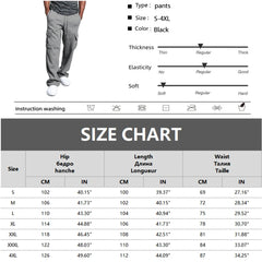 Men s Sweatpants Straight Fit Joggers for Sports