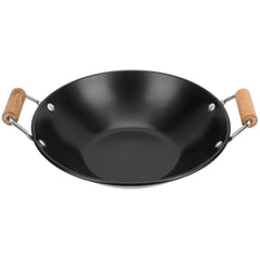 Anti-overflow Pot and Tripod Kitchen Supply Hot Cooking Pan Soup Wooden Dry Small