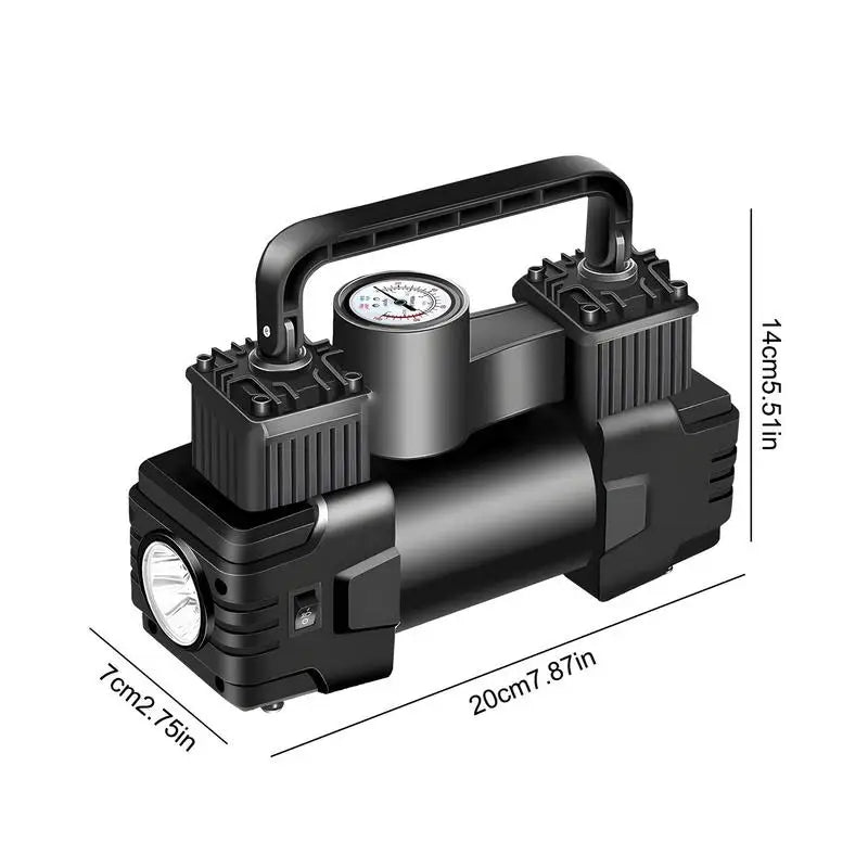 Car Tire Pump With LED Light Portable 12v Auto Air Compressor Digital Pressure Gauge Auto Air Pump Electric Inflator For auto