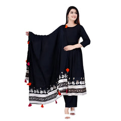 Salwar Kameez Set Palazzo Kurti Dupatta Kurta Women Dress Indian Pakistani Suit