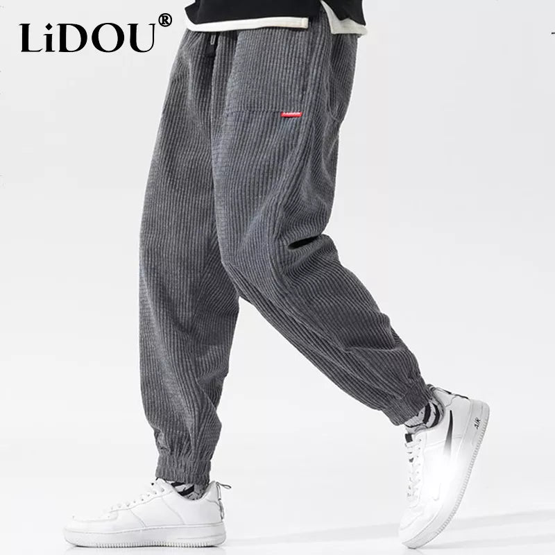 Man Pockets All Match Fashion Male Trousers Streetwear Clothes