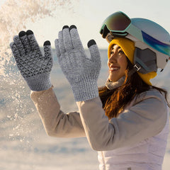 Electric Heated Gloves Winter Warm Gloves USB Touch Screen Gloves Motorcycle Snowboard Cycling Hand Warmer for Driving Skiing