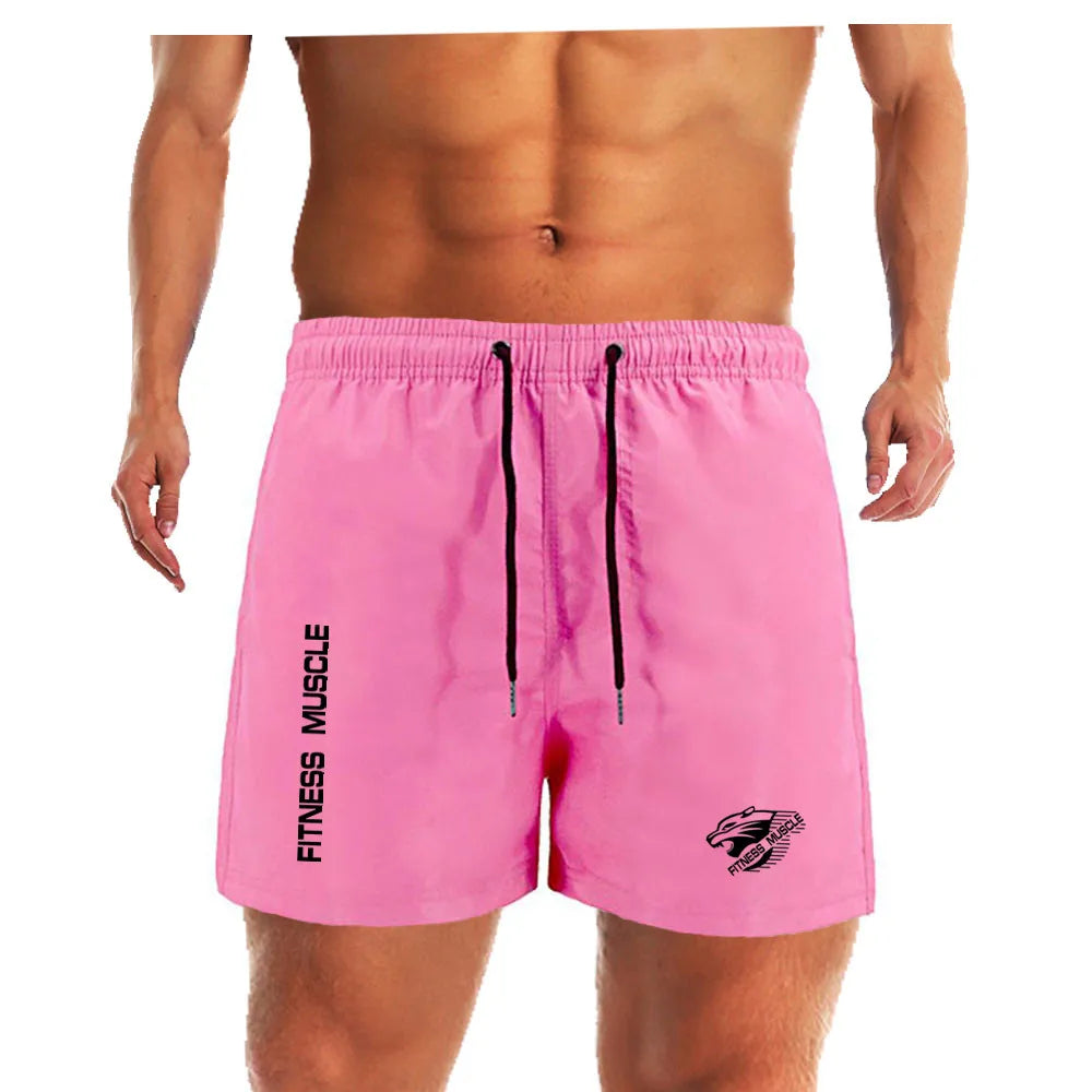 Smmer Bermuda Seaside Beach Shorts Men Quick Drying Swiming Short Pants