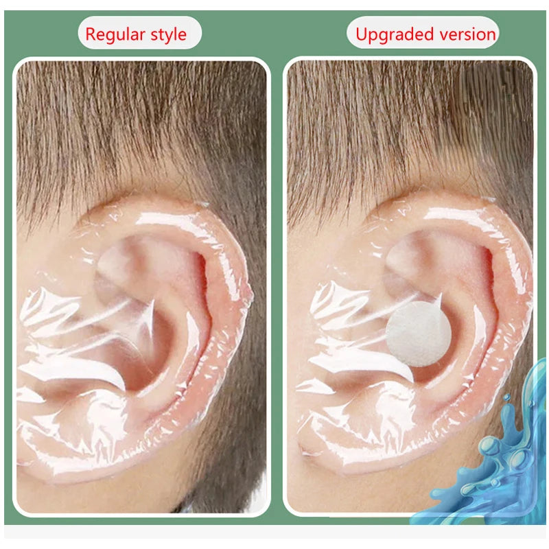 Baby Waterproof Ear Stickers Bath Swimming Infant Newborn Ear Care Paste(Transparent ) Nursing Ear Paste Baby Supplies