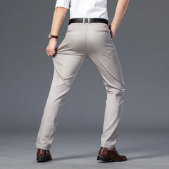 Men's Spring Autumn Fashion Business Casual Long Pants Suit Pants