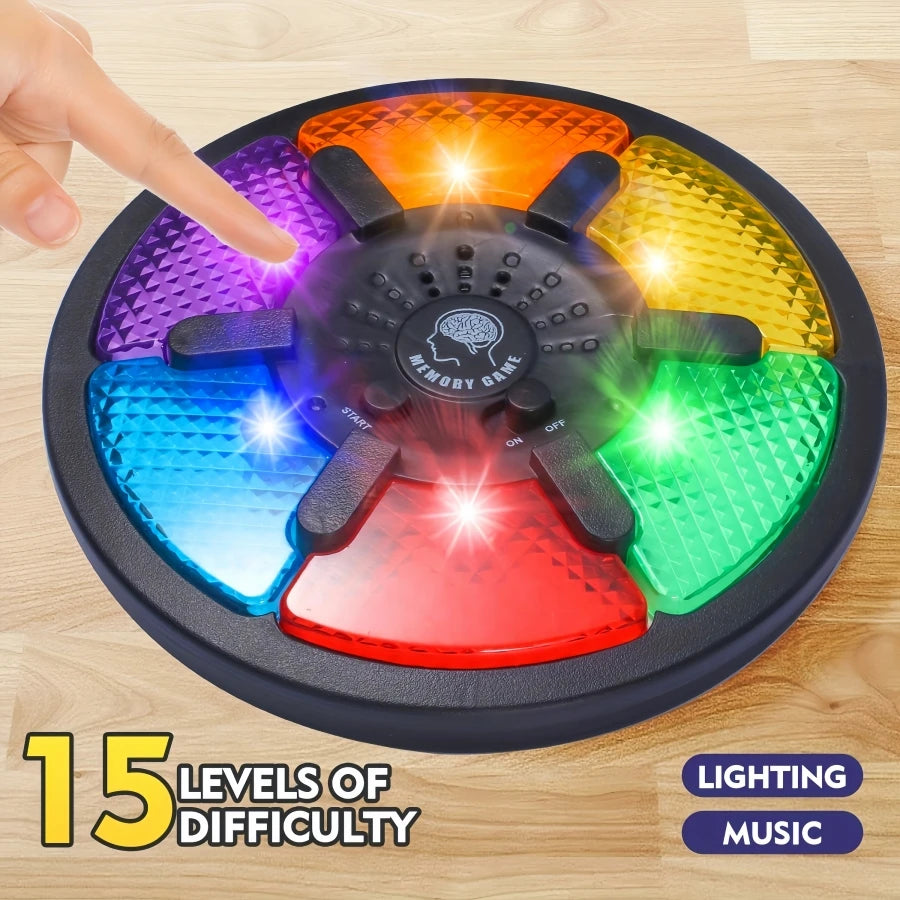 Interactive Memory Game Machine，Game Board With Led Lights And Sound Effects