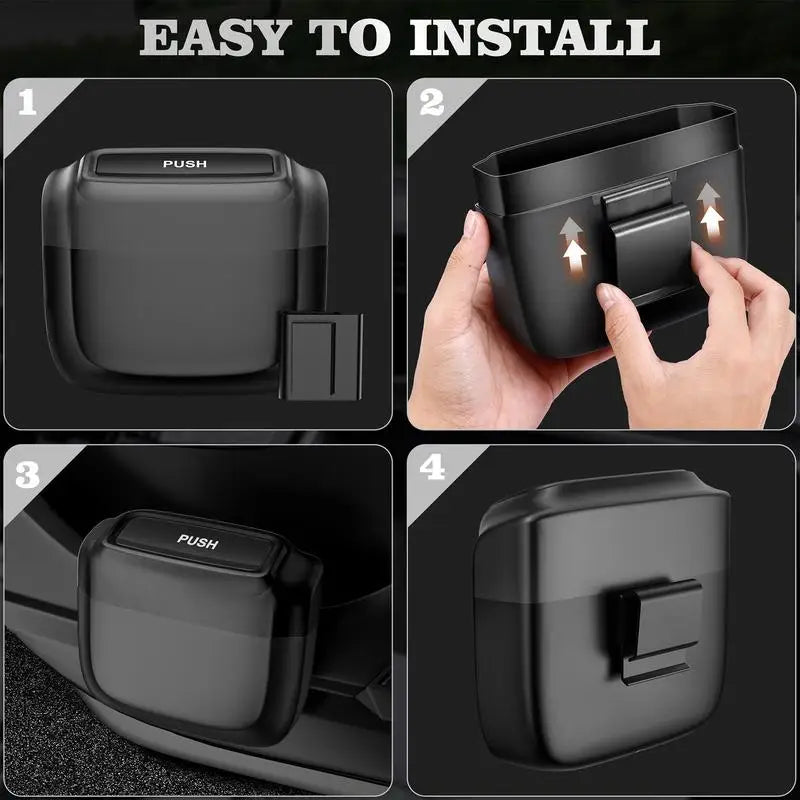 Car Trash Bin Hanging Vehicle Garbage Dust Case