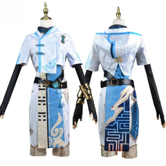 Genshin Impact Chong Yun Cosplay Costume Halloween Costume Men's Game ChongYun Party Men's Clothing Women's Anime Game