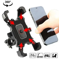 Bicycle Phone Holder 360° Rotatable Electric for Xiaomi Riding MTB Bike Moto Motorcycle Stand Bracket Non-slip Cycling